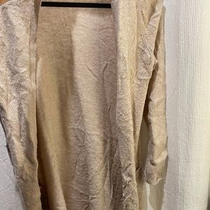 Halogen long tan sweater